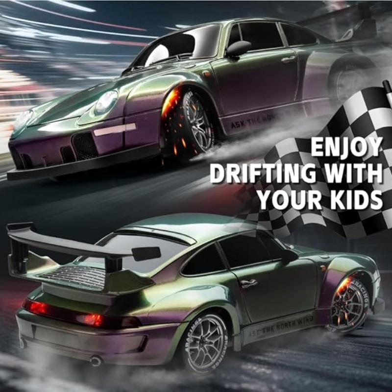 1:24 Scale 4WD Remote Control Drift Car  High-Speed Racing • Precision Drifting • Lights & Obstacles