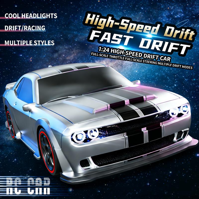 Full proportional throttle 1：24 silver rc racing cars